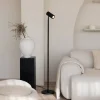 GOOD & MOJO Gulvlampe Java, sort, 141 cm, bambus, GU10