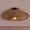 GOOD & MOJO loftlampe Bali, Ø 44 cm, sort/natur, bambus