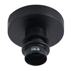 GOOD & MOJO loftlampe Bali, Ø 44 cm, sort/natur, bambus