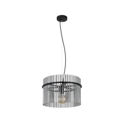 Gorley pendel, Ø 40 cm, røggrå, glas