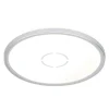 Gratis LED-loftlampe, Ø 29 cm, sølv