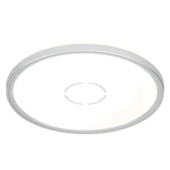Gratis LED-loftlampe, Ø 29 cm, sølv