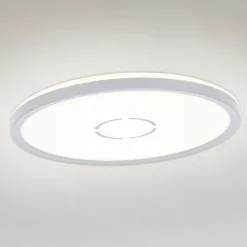 Gratis LED-loftlampe, Ø 29 cm, sølv