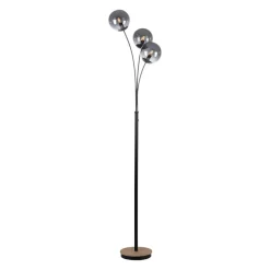 Green Widow gulvlampe med glasskærme
