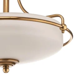 Griffin loftlampe med afstand, messing, Ø 42 cm