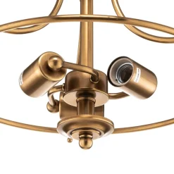 Griffin loftlampe med afstand, messing, Ø 42 cm