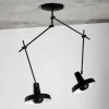 GRUPA Arigato loftslampe 2-lys 70 cm sort