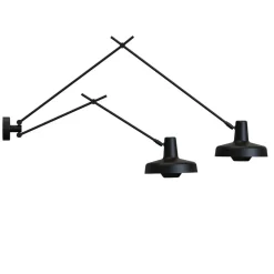 GRUPA Arigato væglampe 2 lyskilder 90 cm sort