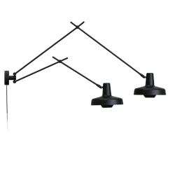 GRUPA Arigato væglampe 2 lyskilder 90 cm sort
