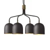GUBI Lysekrone Howard 4-lys Ø 66 cm gunmetal