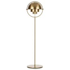 GUBI Multi-Lite gulvlampe, højde 148 cm, messing/messing