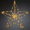 Guldstjerne LED-dekorationslampe 37x36 cm