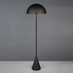 Gulvlampe Alfie, sort mat, metal, E27