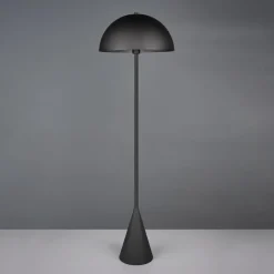 Gulvlampe Alfie, sort mat, metal, E27