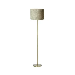 Gulvlampe Amy, Eldertree grøn/guld, højde 150 cm, E27