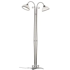Gulvlampe Antica i landlig stil, 2 lyskilder