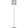 Gulvlampe Bijou med krystaller