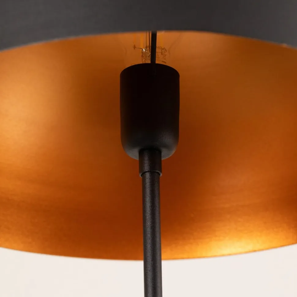 Gulvlampe Can-NT-113-1, sort metal treben, højde 170 cm