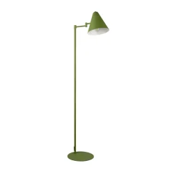 Gulvlampe Cosima, grøn, højde 126 cm, metal
