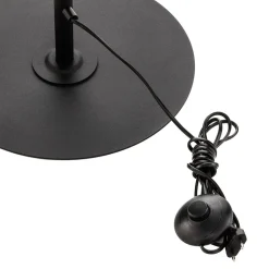 Gulvlampe Dione, 4 lyskilder, sort