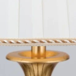 Gulvlampe Donata med plisséskærm