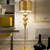 Gulvlampe Eva STL3+1, guld
