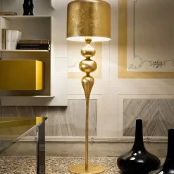Gulvlampe Eva STL3+1, guld