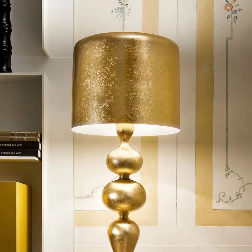 Gulvlampe Eva STL3+1, guld