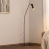 Gulvlampe Eye Super med bevægelig hoved, sort