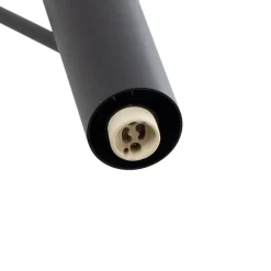 Gulvlampe Eye Super med bevægelig hoved, sort