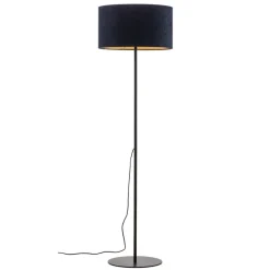Gulvlampe Golden Roller mørkeblå/guld