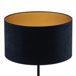 Gulvlampe Golden Roller mørkeblå/guld