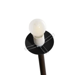 Gulvlampe Joel, sort/hvid, 1 lyskilde