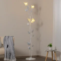 Gulvlampe Marilena i florentinsk stil med 3 lyskilder