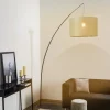 Gulvlampe Moby Green med tekstilskærm