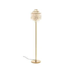 Gulvlampe Ruben med perlemorsskiver