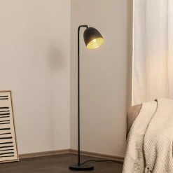 Gulvlampe Tattoo 4090, sort, metal, højde 120 cm