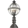 Halleron vejlampe med Londonderry-finish