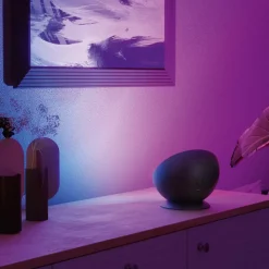 Hama Smart LED-bordlampe, sort WLAN, RGBW, dæmpbar