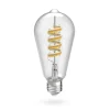 Hama Smart LED Filament E27 ST64, WLAN, Matter, 4,9 W, RGBW