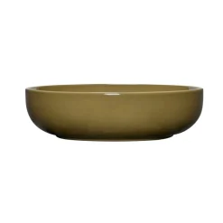 Hübsch Amare Medium skål, olivengrøn, Ø 28 cm, højde 8 cm