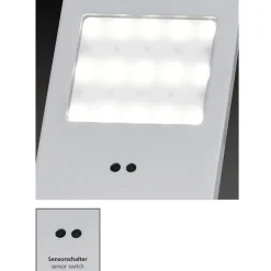 Helena LED-møbellampe, 19 x 7 cm, sæt med 3, sensor, metal