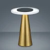 Helestra Bax bordlampe med touchdæmper, messing