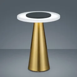 Helestra Bax bordlampe med touchdæmper, messing
