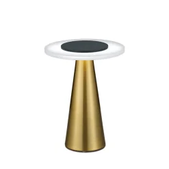 Helestra Bax bordlampe med touchdæmper, messing