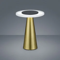 Helestra Bax bordlampe med touchdæmper, messing