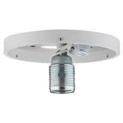 Helestra Canio - loftlampe i glas, røggrå