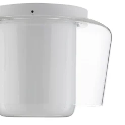 Helestra Canio loftlampe i glas, klar udvendig