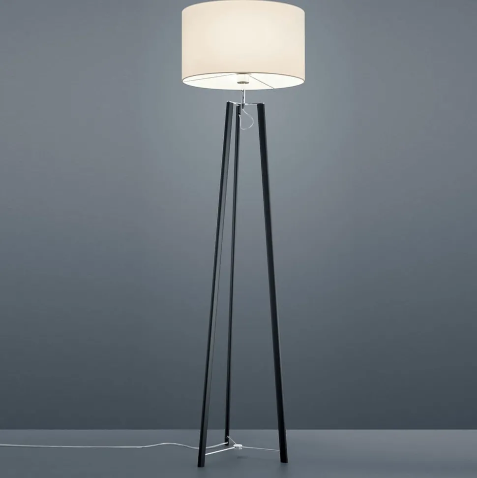 Helestra Certo 3-benet gulvlampe, hvid