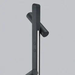 Helestra Coni LED-gulvlampe 2 spots 160cm sort
